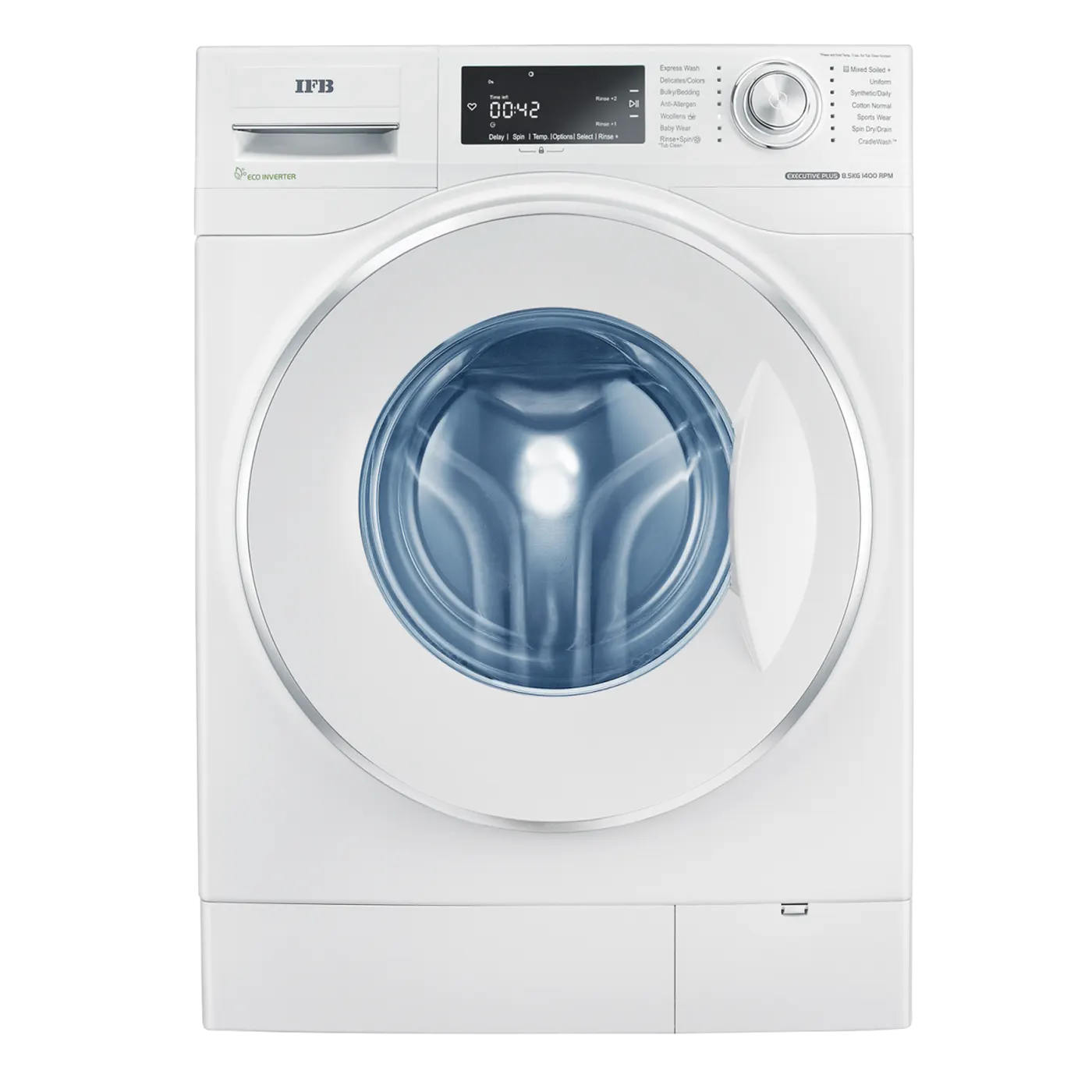 IFB - Executive Plus VX Eco Inverter 8.5 KG | 1400 RPM | WHITE Front Load Washing Machine
