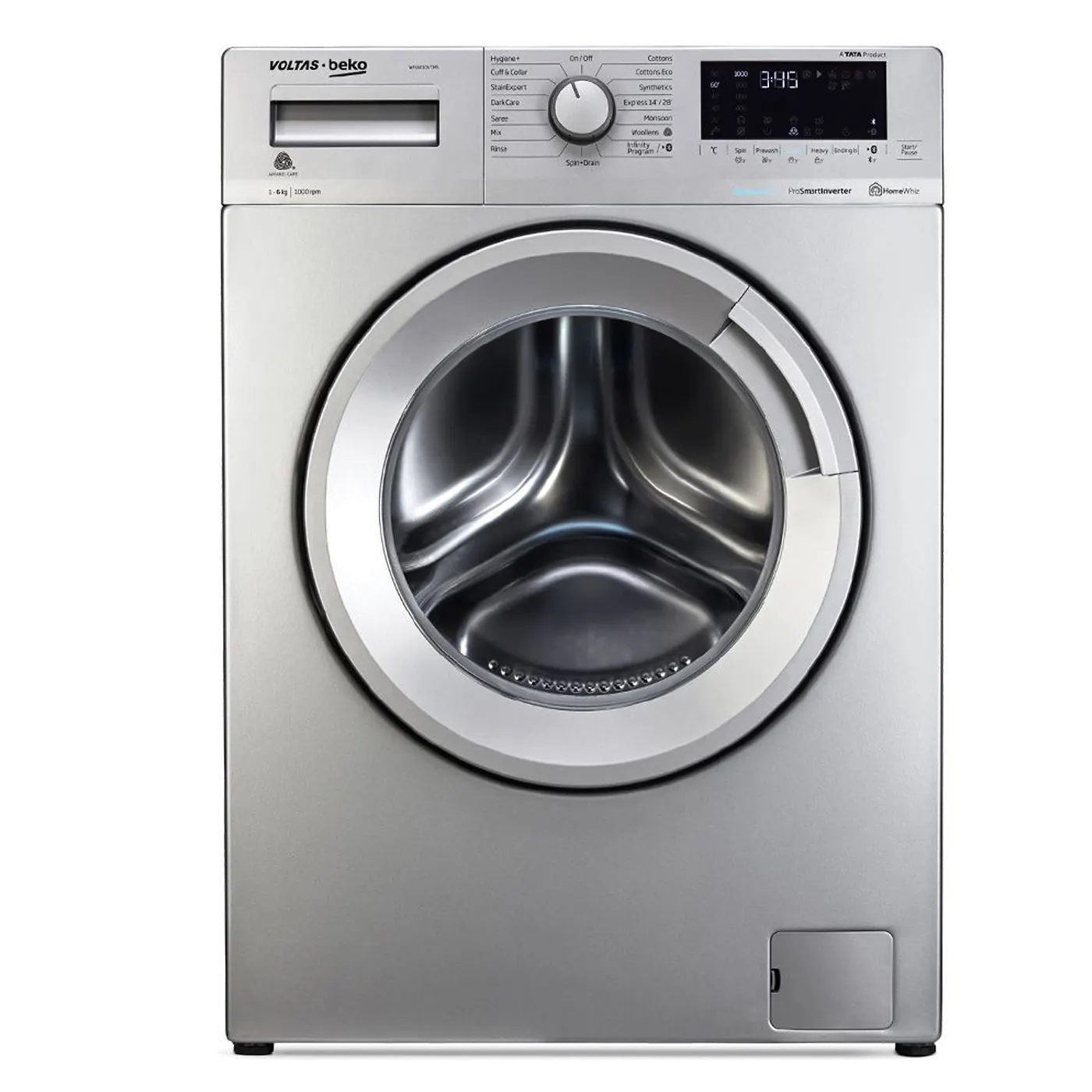 VOLTAS - 6 kg Fully Automatic Front Loading Washing Machine Anthracite (WFL6010VTMS)