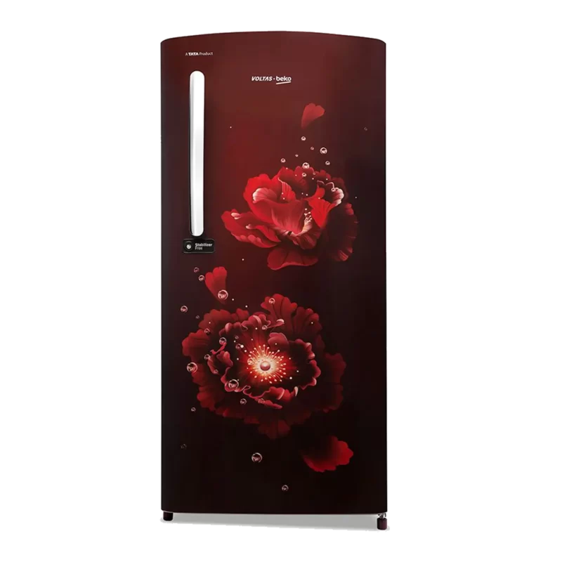VOLTAS - 195 L 3 Star Direct Cool Single Door Refrigerator (Fairy Flower Wine) (2020) RDC215CFWEX/XXSG