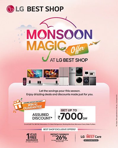LG Best Shop Monsoon Magic Offer