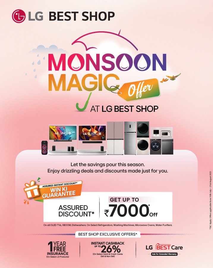 LG Monsoon offer in Noida