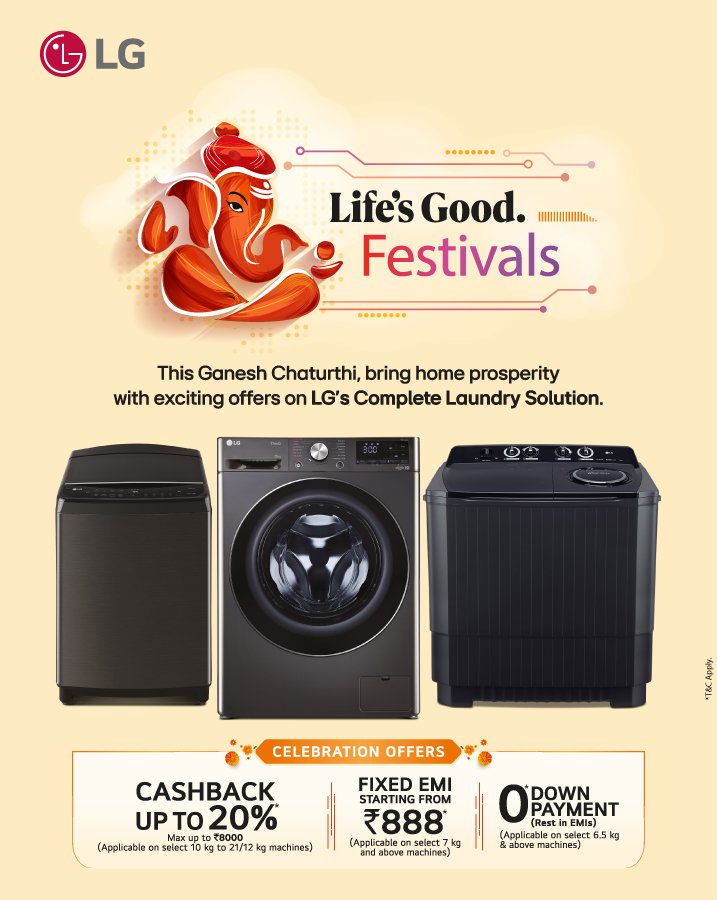 ganesh chaturthi offer Washing Machine
