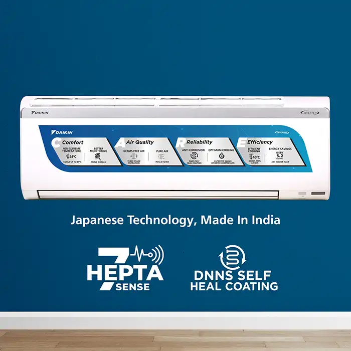 1 Ton 5 Star Inverter Daikin Split AC FTKM35UV16WA-b