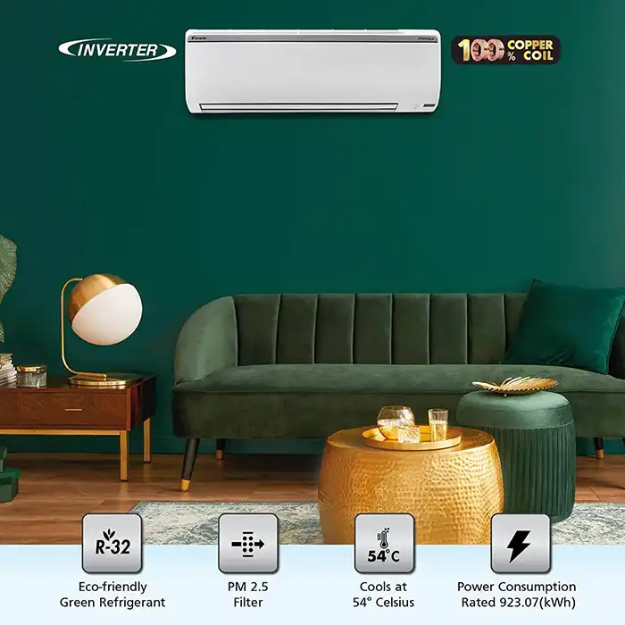 1.8 Ton 5 Star Inverter Daikin Split AC FTKM60UV16M-b