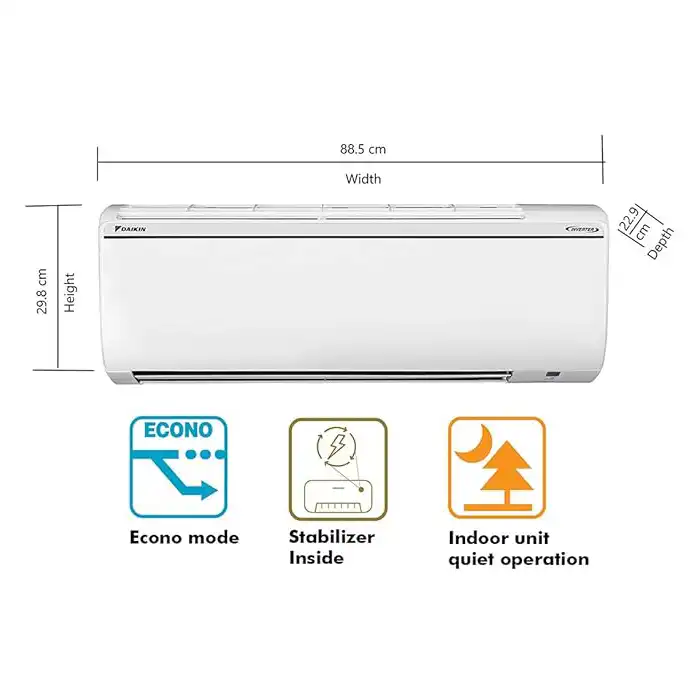 Daikin split ac FTKL60UV16U 1.8 Ton Inverter 3 Star -b
