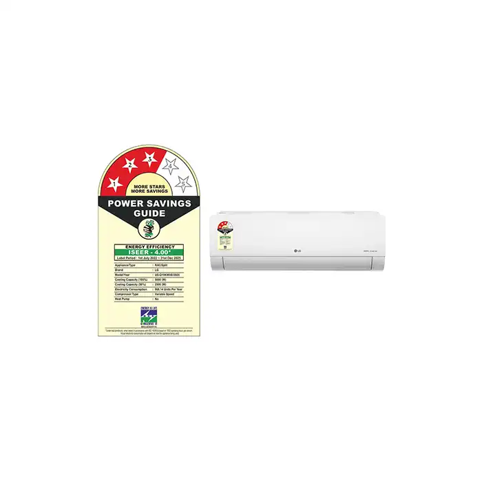 LG 5 Star (1.5) Split AC US-Q19KWXE.ANLG IDU-b