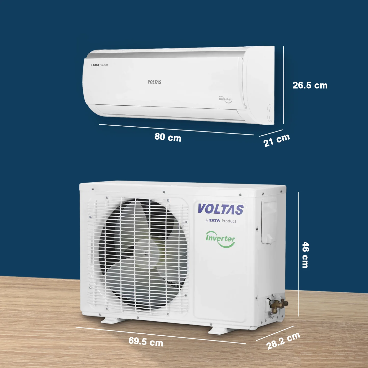 VOLTAS SPLIT AC 1.0TR SAC 123V VECTRA ELITE-1-d