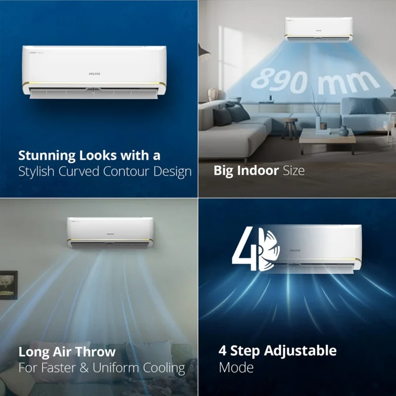 VOLTAS SPLIT INVERTER AC 1.5TR SAC 183V VECTRA ZEN GOLD-VOLTAS-D