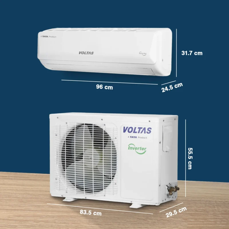 VOLTAS SPLIT INVERTER AC 1.5TR SAC 183V VERTIS EMERALD -b