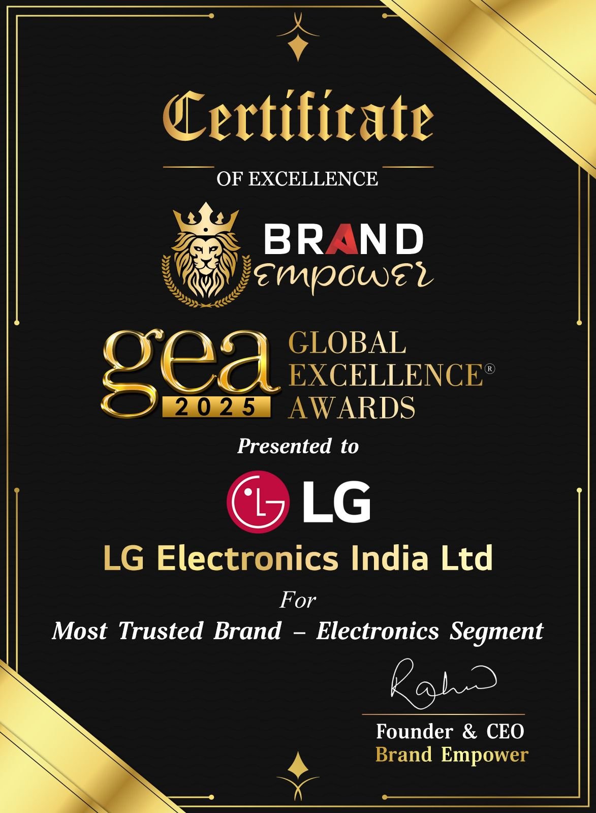 LG award