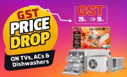 Big Festive Savings 2025 GST Cuts Make TVs, ACs & More Affordable