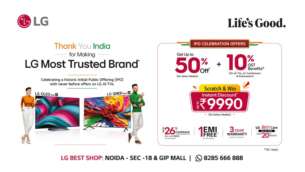 LG The Republic Day OLED TV Offer