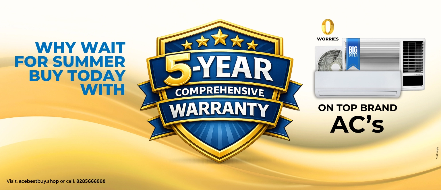 5 Year warranty on AC