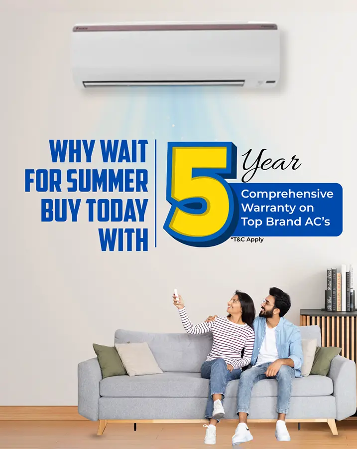 ACE Technomark - AC 5 years comprehensive warranty