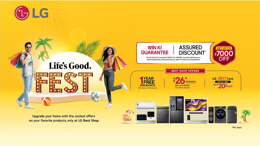 Life’s Good Fest Best Deals on LG Home Appliances This Season