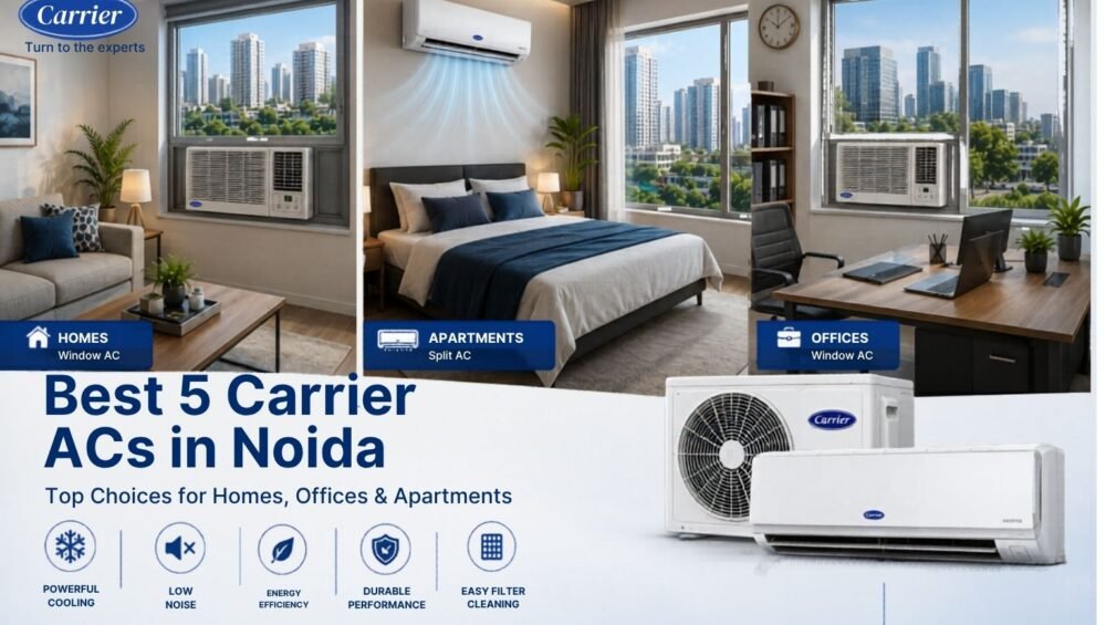 Best 5 Carrier ACs in Noida for Homes, Offices & Apartments