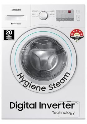 Samsung 6 kg Inverter 5 Star Fully-Automatic Front Load Washing Machine (WW60R20GLMATL) Samsung 6 kg Inverter 5 Star Fully-Automatic Front Load Washing Machine (WW60R20GLMATL)