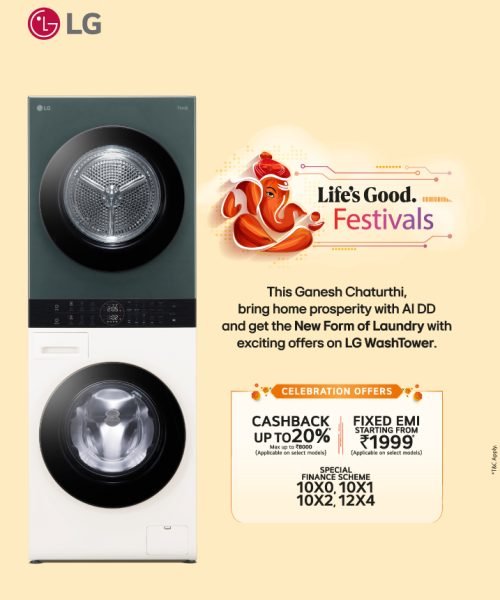 Celebration Offers on LG WashTower Celebration Offers on LG washing machine